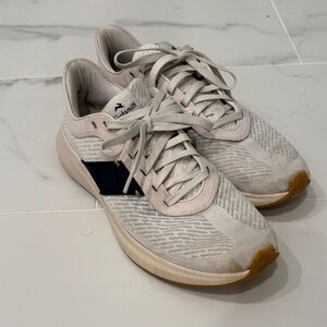Tracksmith Gray and Cream Athletic Shoes